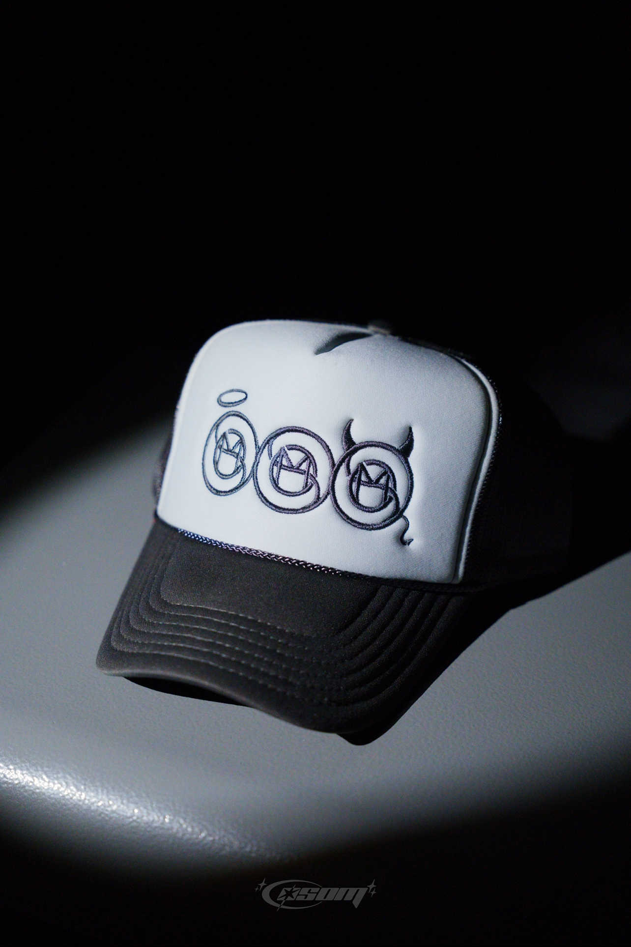 Gray "Sacred & Sinful" Trucker Hat