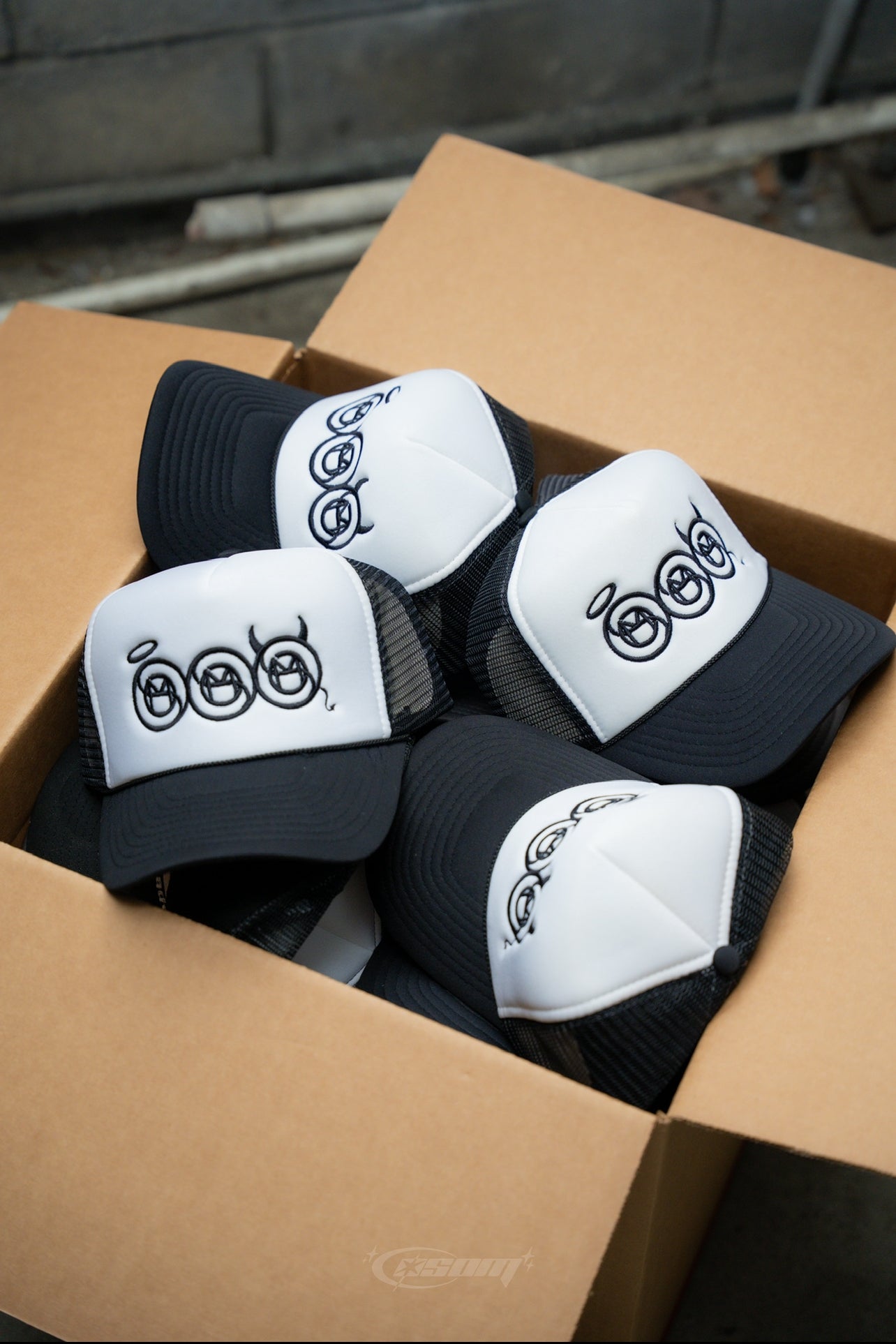 Black "Sacred & Sinful" Trucker Hat