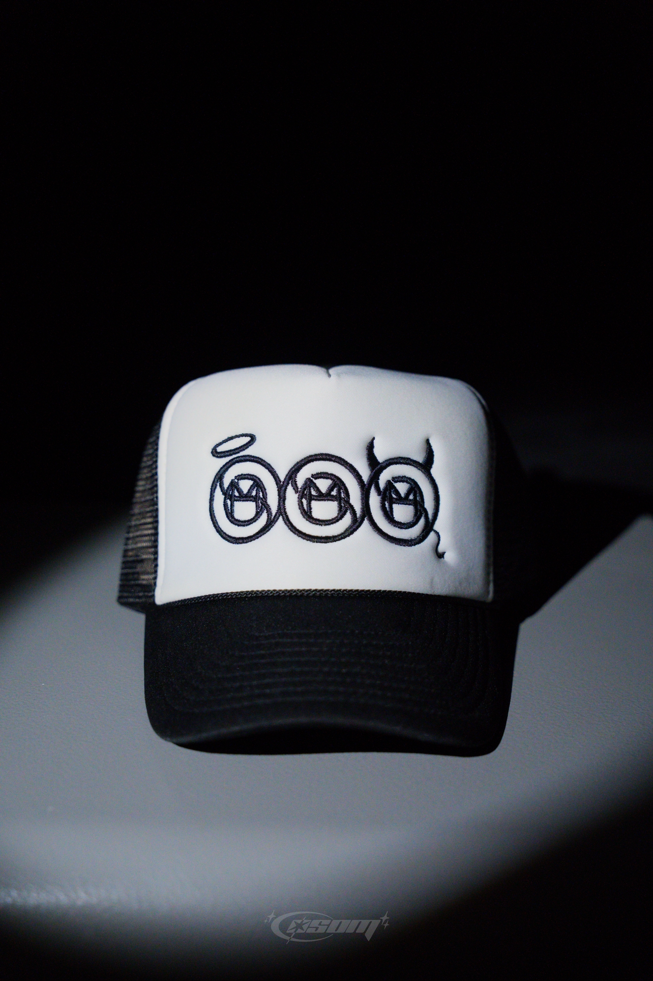 Black "Sacred & Sinful" Trucker Hat