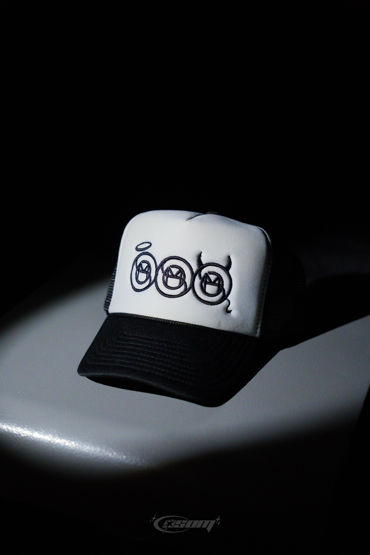 Black "Sacred & Sinful" Trucker Hat