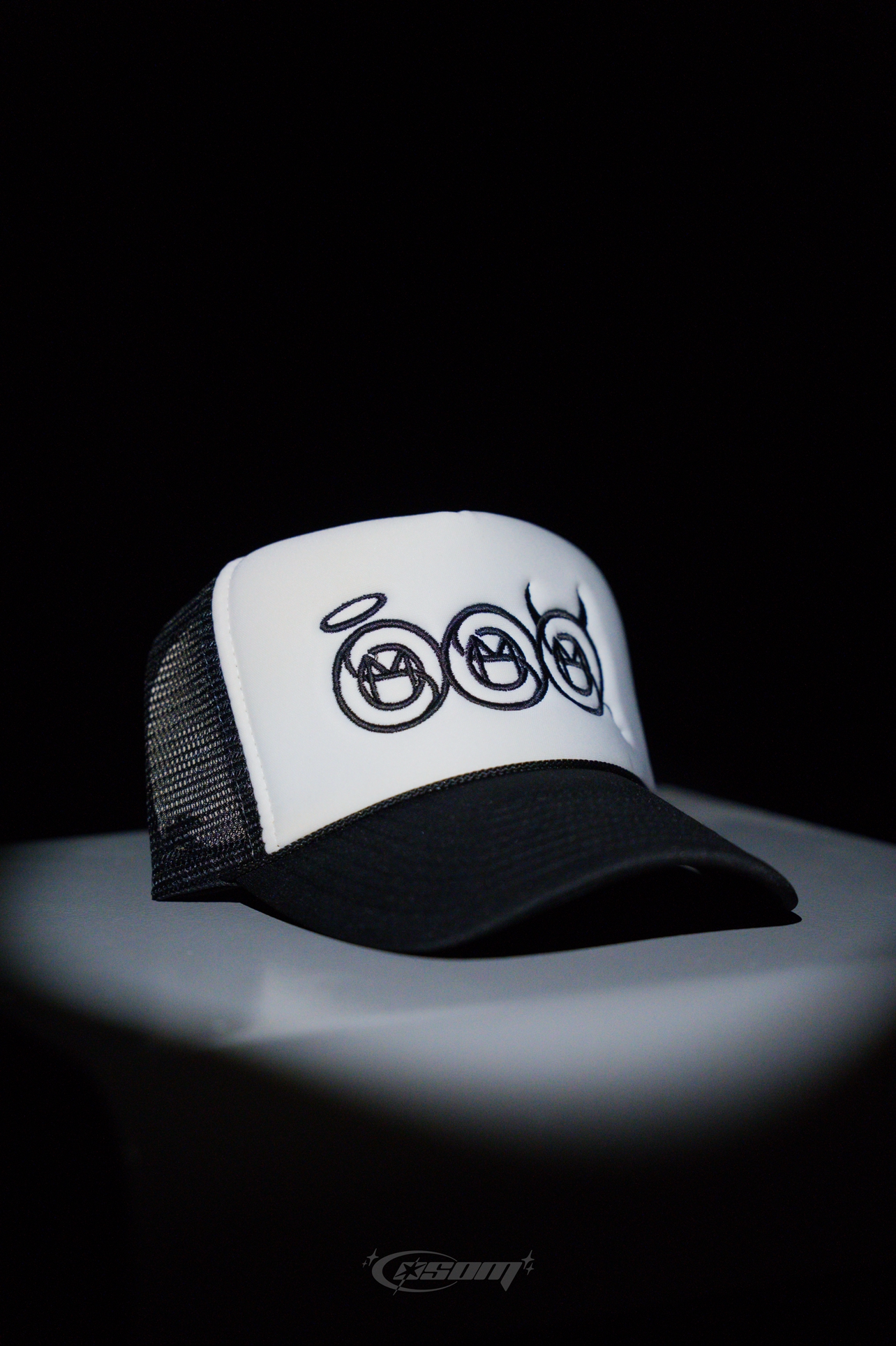 Black "Sacred & Sinful" Trucker Hat