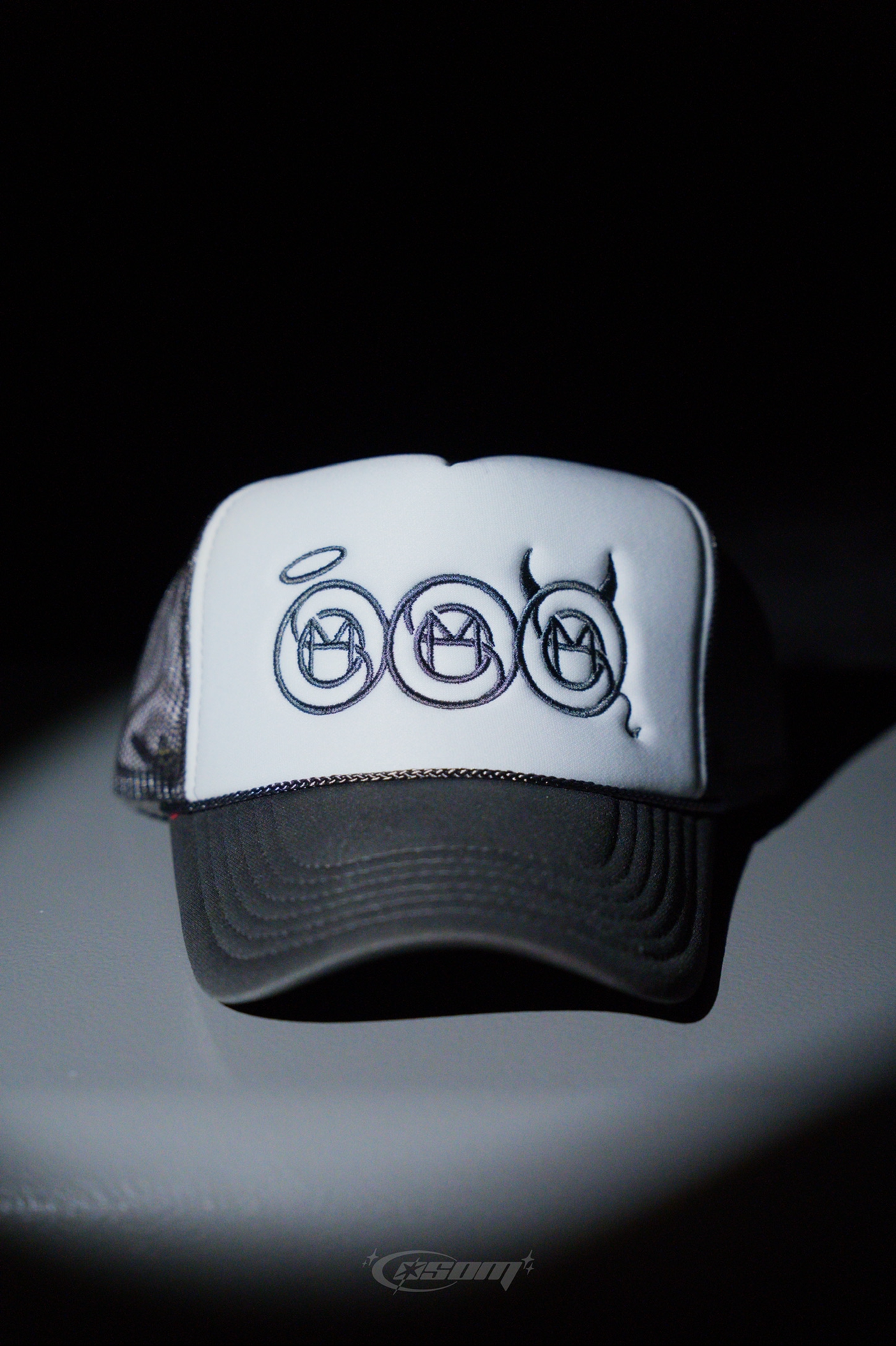 Gray "Sacred & Sinful" Trucker Hat