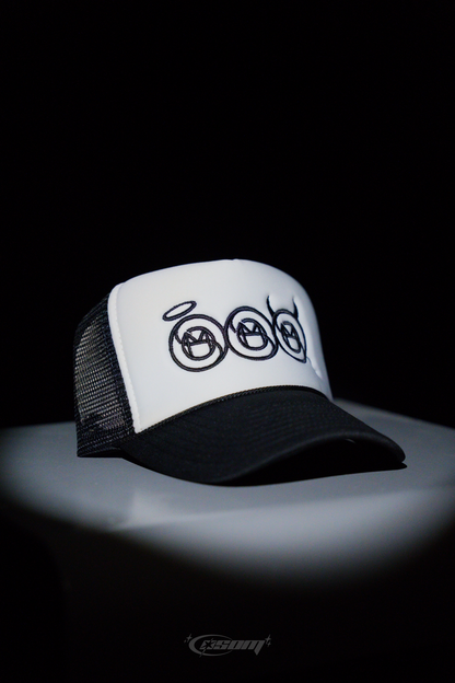 Black "Sacred & Sinful" Trucker Hat