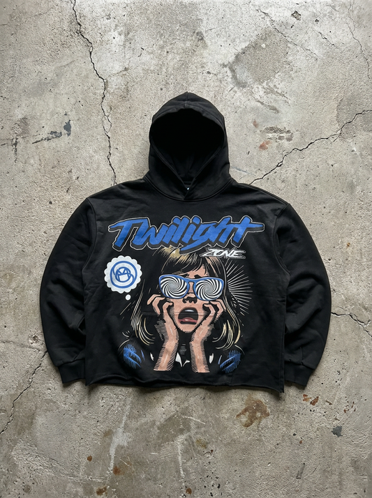 "Twilight Zone" Cropped Hoodie